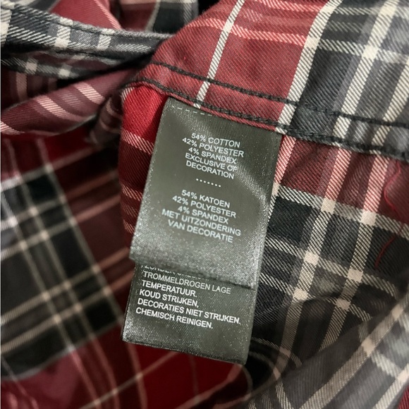 NWOT Men’s Harley Davidson 120th Anniversary Flannel Plaid Shirt - Picture 6 of 7